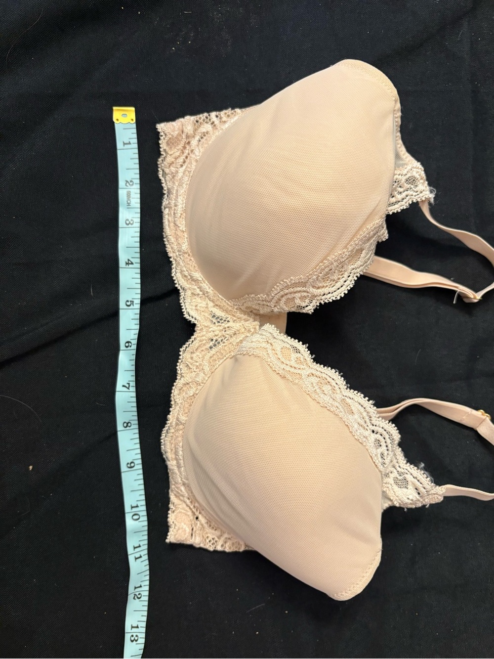 Natori Beige Lace-Trim Light Support T-Shirt Bra - Picture 3 of 6